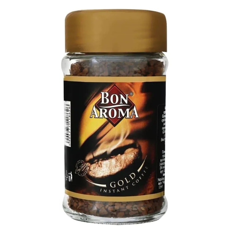 Bon Aroma Gold Instant Coffee 50-gram glass jar