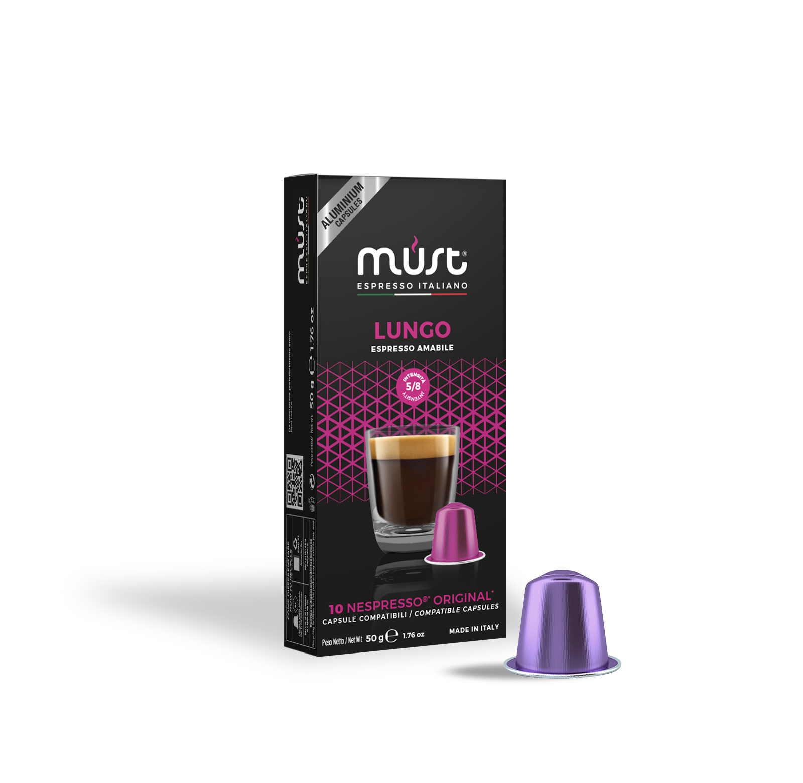 LUNGO NESPRESSO COMPATIBLE CAPSULES
