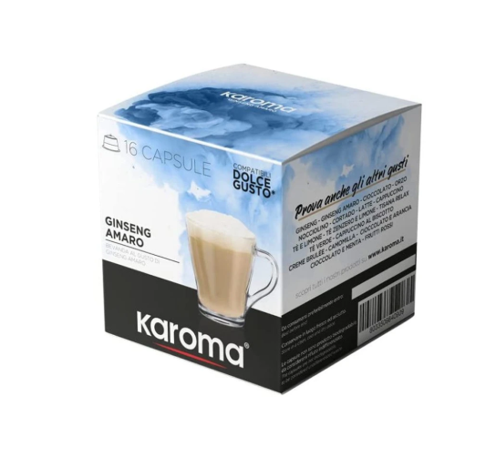 Karoma Dolce Gusto Capsules – Ginseng Amaro (Italian)