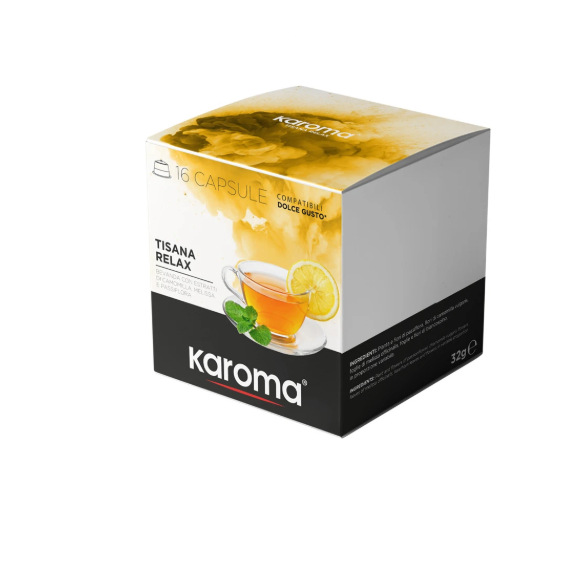 Karoma Dolce Gusto Capsules – Tisana Relax (Italian)
