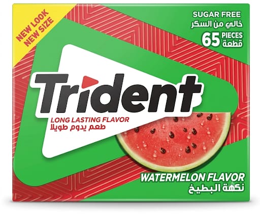 Trident Watermelon Sugar Free Gum